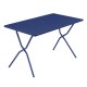 Lafuma Mobilier Gartentisch Balcony 120x70 cm Indigo/Indigo